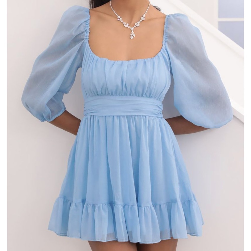 Lucy in the sky ruffle dress